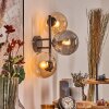Gastor Boule lumineuse, Applique murale Ambre, Fumé, 3 lumières