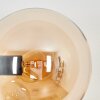Gastor Boule lumineuse, Applique murale Ambre, Fumé, 3 lumières