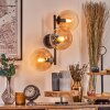 Gastor Boule lumineuse, Applique murale Ambre, Clair, 3 lumières