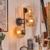 Gastor Boule lumineuse, Applique murale Ambre, Clair, 3 lumières