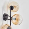 Gastor Boule lumineuse, Applique murale Ambre, Clair, 3 lumières