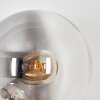 Gastor Boule lumineuse, Applique murale Ambre, Clair, Fumé, 3 lumières