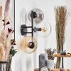 Gastor Boule lumineuse, Applique murale Ambre, Clair, Fumé, 3 lumières