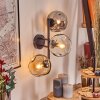 Gastor Boule lumineuse, Applique murale Ambre, Clair, Fumé, 3 lumières