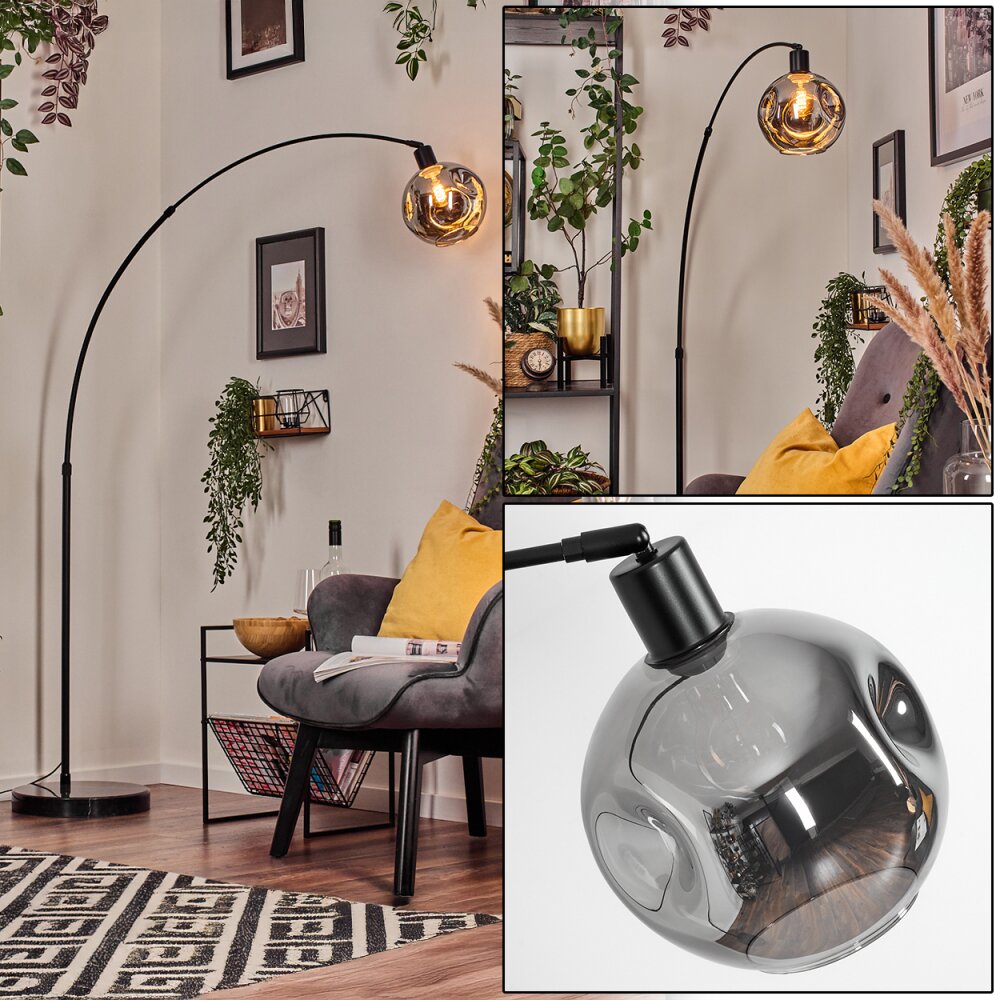 Ripoll Lampadaire Noir, 1 lumière main product photo