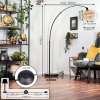 Koyoto Lampadaire, Lampadaires arc Noir, 1 lumière