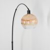 Koyoto Lampadaire Noir, 1 lumière
