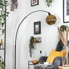 Koyoto Lampadaire, Lampadaires arc Noir, 1 lumière