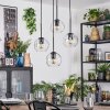 Ripoll Suspension, Boule lumineuse, Suspension grappe Clair, 4 lumières
