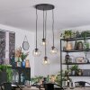 Ripoll Suspension, Boule lumineuse, Suspension grappe Clair, 4 lumières