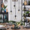 Ripoll Suspension, Boule lumineuse, Suspension grappe Clair, 4 lumières