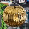 Ripoll Suspension, Boule lumineuse, Suspension grappe Or, Cuivré, Fumé, 4 lumières