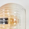 Koyoto Boule lumineuse, Applique murale Ambre, Clair, Fumé, 3 lumières