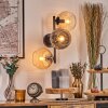 Koyoto Boule lumineuse, Applique murale Ambre, Clair, Fumé, 3 lumières