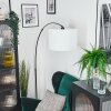 Bassagoda Lampadaire Chrome, Noir, 1 lumière
