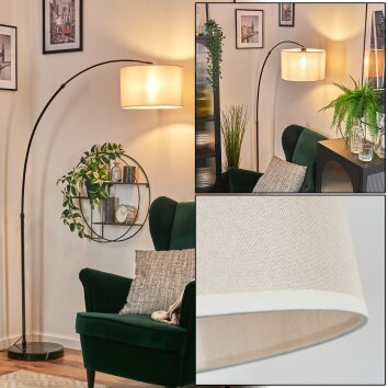 Bassagoda Lampadaire Chrome, Noir, 1 lumière Bassagoda Lampadaire Chrome, Noir, 1 lumière