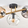 Ripoll Plafonnier, Boule lumineuse Or, Noir, 3 lumières