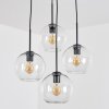 Koyoto Suspension, Boule lumineuse, Suspension grappe Clair, 4 lumières