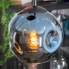 Ripoll Suspension, Boule lumineuse, Suspension grappe Bleu, Vert, Cuivré, 4 lumières
