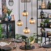 Ripoll Suspension, Boule lumineuse, Suspension grappe Ambre, 4 lumières