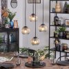 Ripoll Suspension, Boule lumineuse, Suspension grappe Ambre, Clair, 4 lumières
