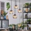 Ripoll Suspension, Boule lumineuse, Suspension grappe Ambre, Clair, 4 lumières