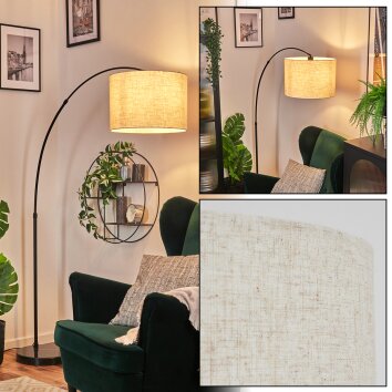 Bassagoda Lampadaire Noir, 1 lumière