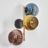 Koyoto Boule lumineuse, Applique murale Or, Noir, 3 lumières