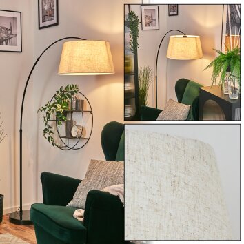 Bassagoda Lampadaire Noir, 1 lumière