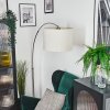 Bassagoda Lampadaire Nickel mat, Noir, 1 lumière