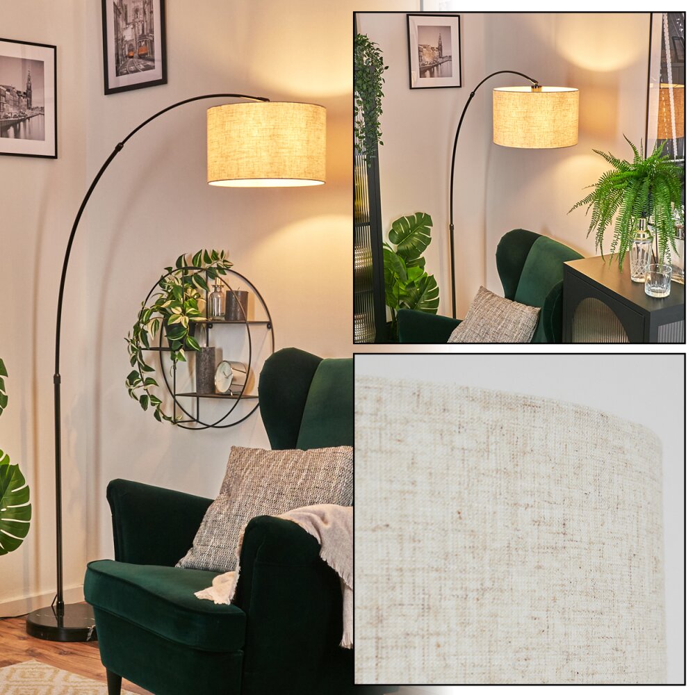 Bassagoda Lampadaire Chrome, Noir, 1 lumière main product photo