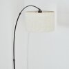 Bassagoda Lampadaire Chrome, Noir, 1 lumière