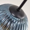 Koyoto Plafonnier, Boule lumineuse 73 cm Bleu, Or, Cuivré, 6 lumières