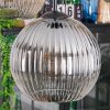 Koyoto Suspension, Boule lumineuse, Suspension grappe Ambre, Clair, Fumé, 4 lumières