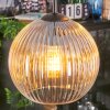 Koyoto Suspension, Boule lumineuse, Suspension grappe Ambre, Clair, Fumé, 4 lumières