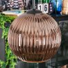 Koyoto Suspension, Boule lumineuse, Suspension grappe Cuivré, 4 lumières
