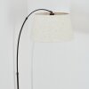 Bassagoda Lampadaire Chrome, Noir, 1 lumière