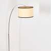 Chellas Lampadaire Chrome, Noir, 1 lumière