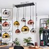 Gastor Suspension, Boule lumineuse, Suspension Chrome, Or, Clair, Cuivré, Fumé, 6 lumières