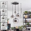 Koyoto Boule lumineuse, Suspension grappe Clair, Fumé, 4 lumières