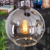 Koyoto Boule lumineuse, Suspension grappe Clair, Fumé, 4 lumières