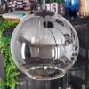 Koyoto Suspension, Boule lumineuse, Suspension grappe Clair, Fumé, 4 lumières