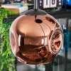 Ripoll Suspension, Boule lumineuse, Suspension grappe Cuivré, 4 lumières