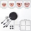 Koyoto Suspension, Boule lumineuse, Suspension grappe Clair, Cuivré, 4 lumières