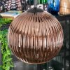 Koyoto Suspension, Boule lumineuse, Suspension grappe Cuivré, 4 lumières