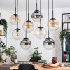 Gastor Suspension, Boule lumineuse, Suspension Ambre, Clair, Fumé, 8 lumières