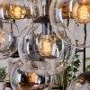 Gastor Suspension, Boule lumineuse, Suspension Ambre, Clair, Fumé, 8 lumières