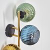 Koyoto Boule lumineuse, Applique murale Or, Noir, 3 lumières