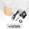 Labrujo Luminaire Up & Down, Applique murale Noir, Blanc, 1 lumière