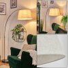 Bassagoda Lampadaire Nickel mat, Noir, 1 lumière